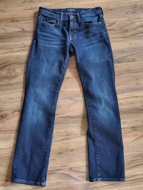 Lucky Brand Jeans Mid-Rise Straight Sweet Women's Size 4/27 Ankle Dark Wash